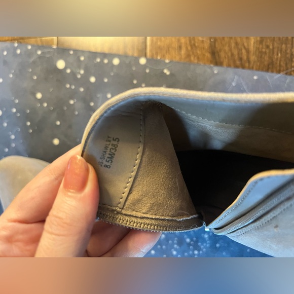 Jessica Simpson bootie heels pumps ankle boots sz 9 tan taupe - Picture 4 of 10